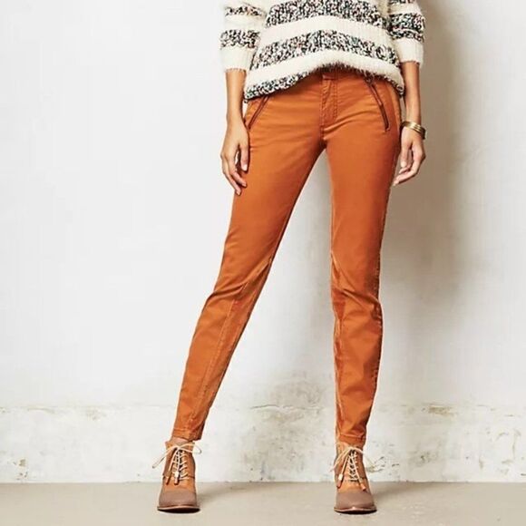Pilcro and the Letterpress Picardy Jodhpur Velvet Riding Pants Style 2 - Picture 1 of 7